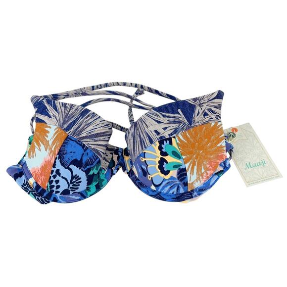 Maaji Swimwear Picture This Bikini Top Size Small NEW with tags! - Picture 5 of 8